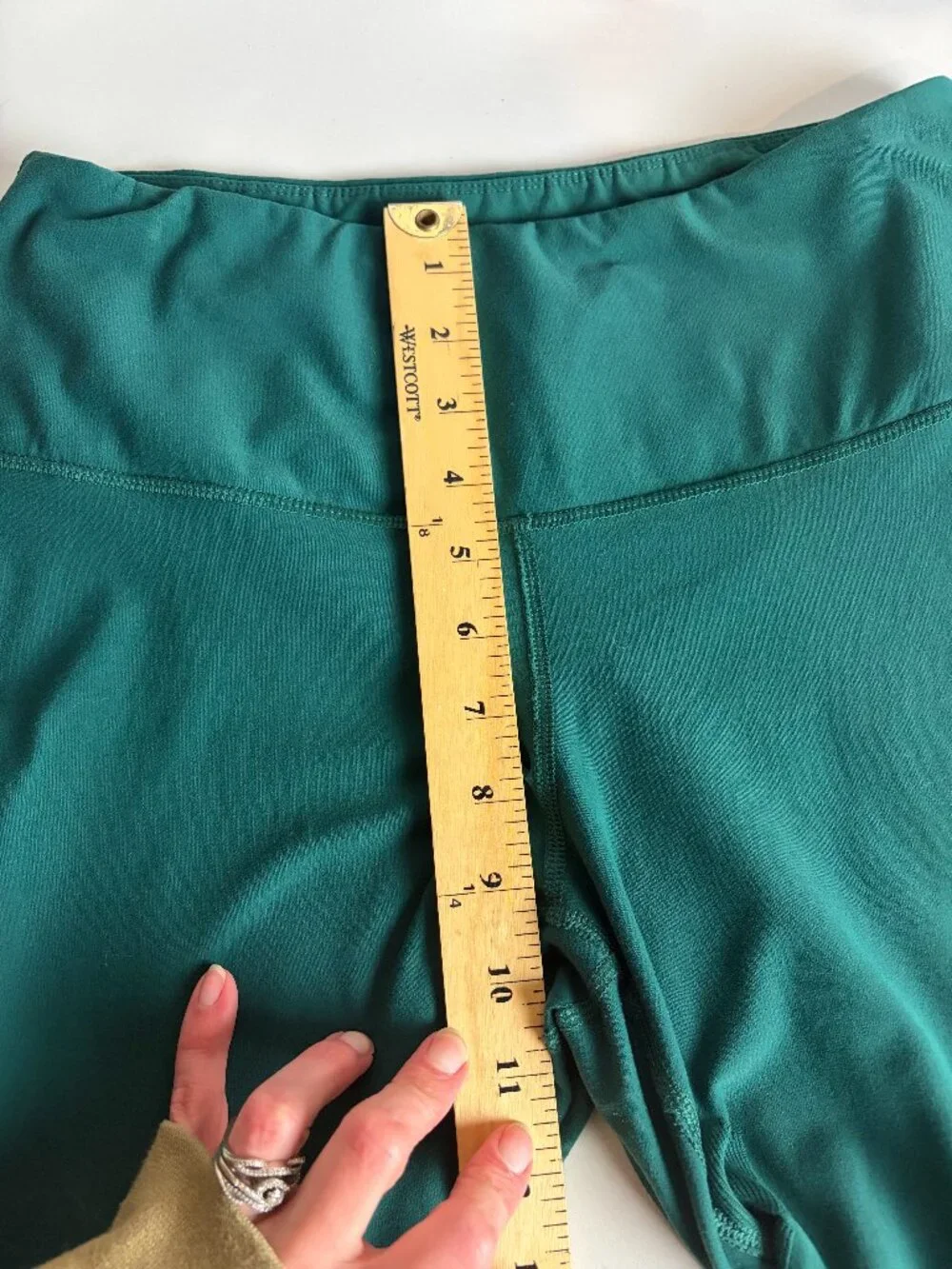 The North Face Women's Size L Power Form Leggings High Rise Crop Botanical Green - Picture 8 of 8